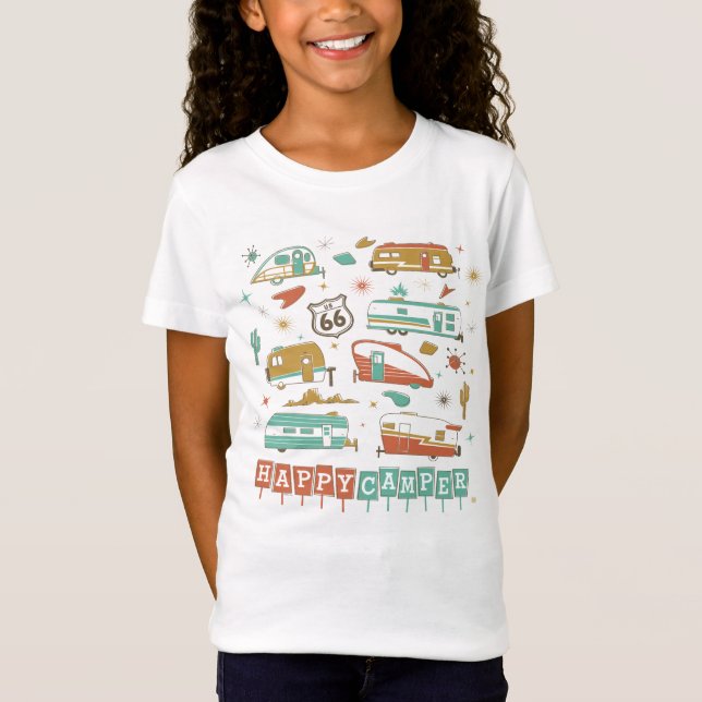 Camiseta Ruta 66 Feliz Camper (Anverso)