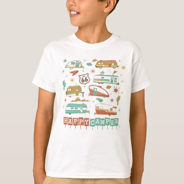 Camiseta Ruta 66 Feliz Camper (Anverso)