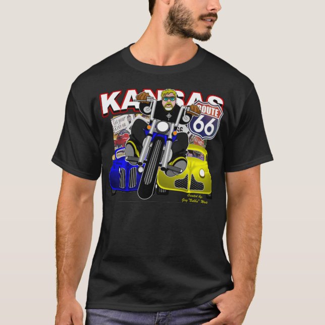 CAMISETA RUTA 66 KANSAS (Anverso)