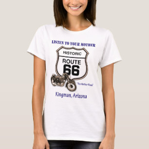 Camiseta Ruta 66-Listen a su madre Kingman