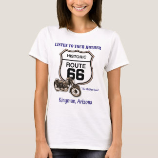 Camiseta Ruta 66-Listen a su madre Kingman