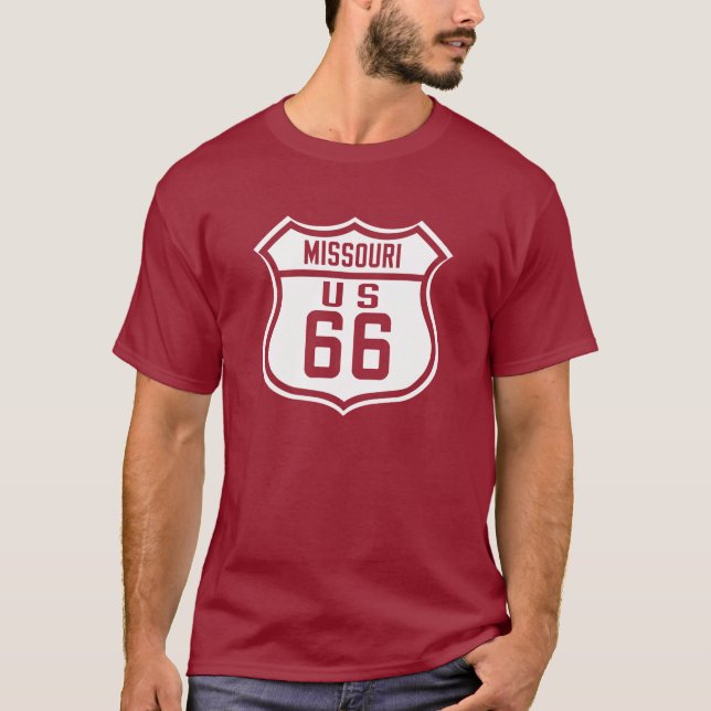 Camiseta Ruta 66 - Missouri (Anverso)