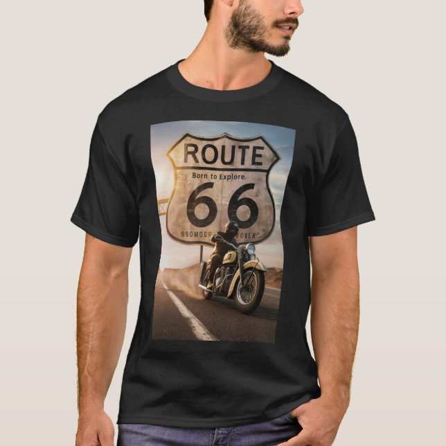Camiseta Ruta 66 Nostalgia (Anverso)