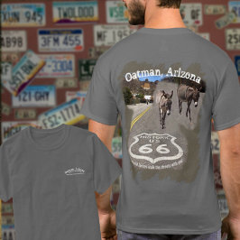 Camiseta Ruta 66 Oatman Arizona Burros En La Calle