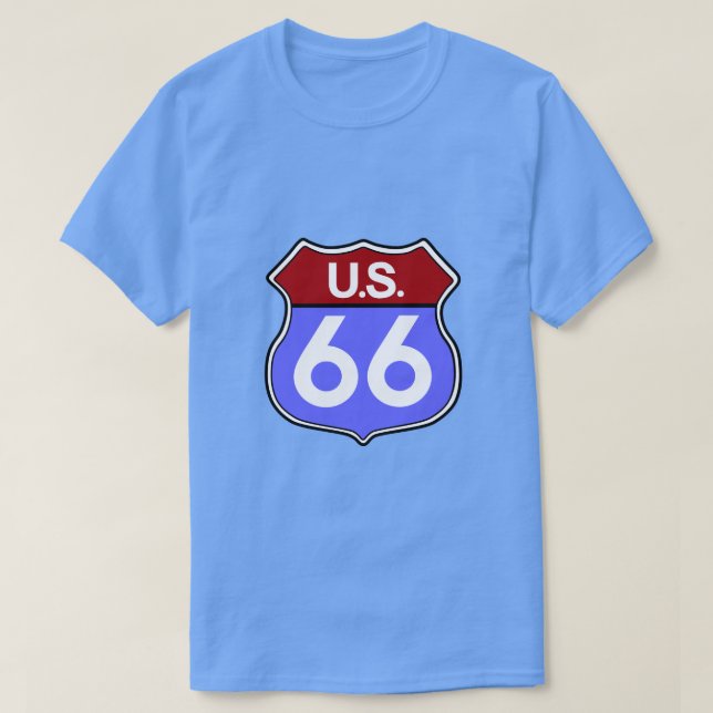 Camiseta Ruta 66 Obtén tus patadas alternativas para hombre (Diseño del anverso)