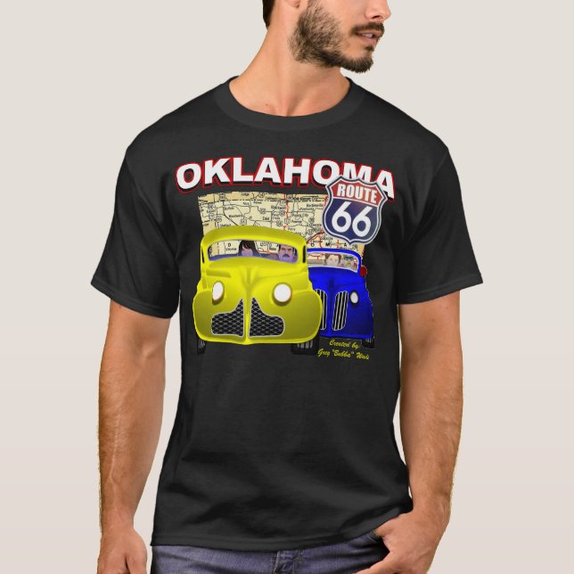 CAMISETA RUTA 66 OKLAHOMA (Anverso)