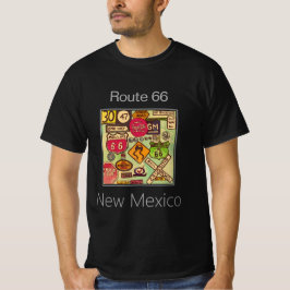 Camiseta Ruta 66 Rótulos, Nuevo México