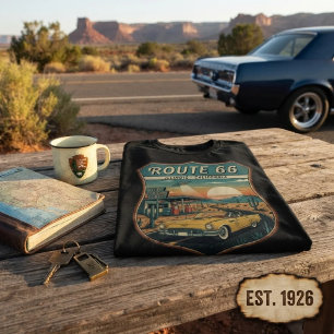 Camiseta Ruta 66 vintage
