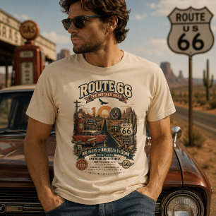Camiseta Ruta 66 Vintage Centenario