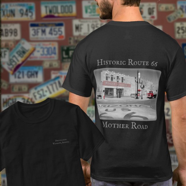Camiseta Ruta 66 Vintage Destino Winslow Arizona Foto (Subido por el creador)