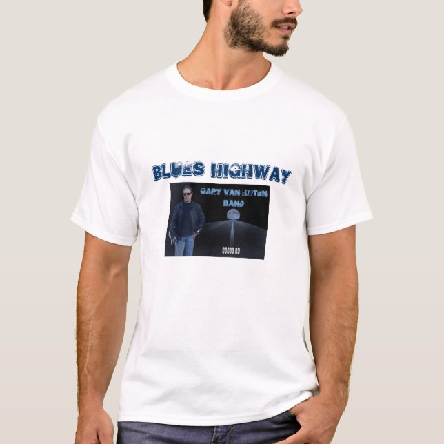 Camiseta Ruta 66 W de la carretera de los azules (Anverso)