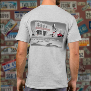 Camiseta Ruta 66 Winslow Arizona Fotografía por Red Splash