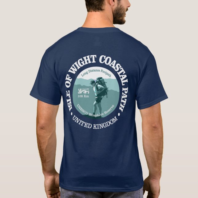 Camiseta Ruta costera de la Isla de Wight (T) (Reverso)