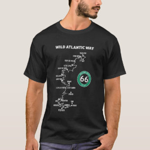 Camiseta Ruta Costera The Wild Atlantic Way Irlanda