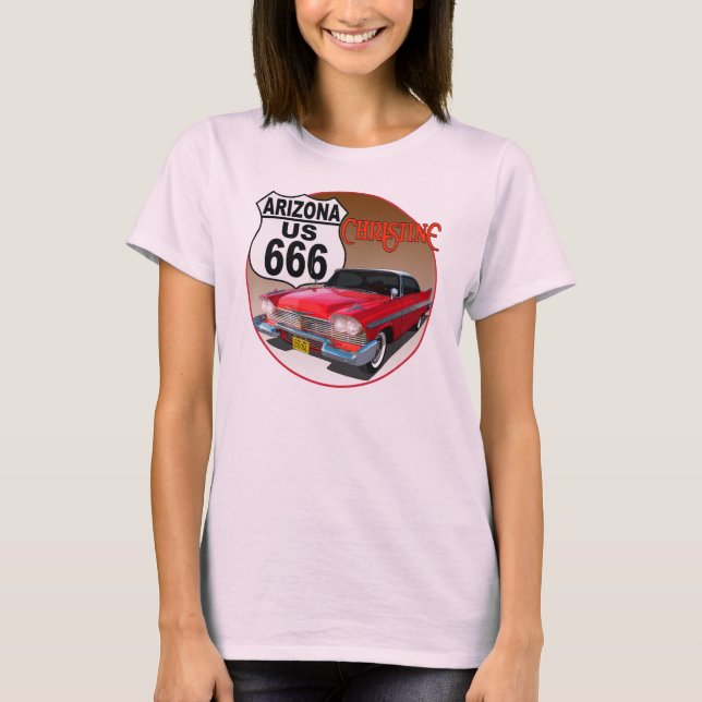 Camiseta Ruta de Arizona US 666 - Christine (Anverso)