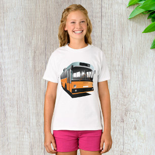 Camiseta Ruta de autobús de tránsito naranja 56 viajero de