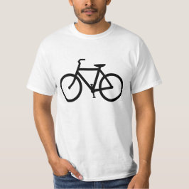 Camiseta Ruta de Bicicleta Negra