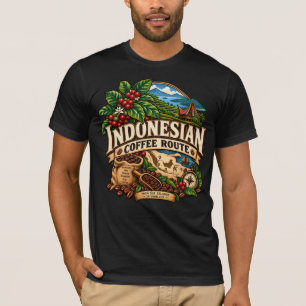 Camiseta Ruta de Café Indonesio