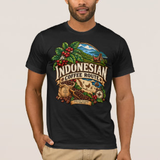 Camiseta Ruta de Café Indonesio