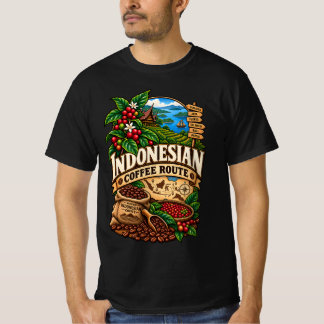 Camiseta Ruta de café indonesio parte 2