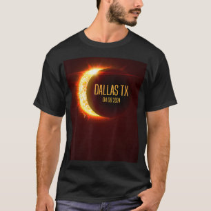 Camiseta Ruta De Dallas Tx 4.8.24 Ecli Solar Total
