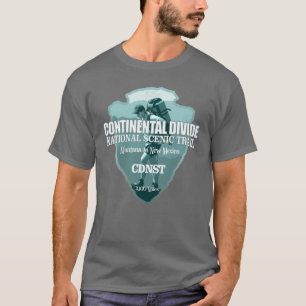 Camiseta Ruta de división continental (punta de flecha T)