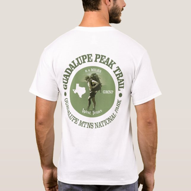 Camiseta Ruta de Guadalupe Peak (O) (Reverso)
