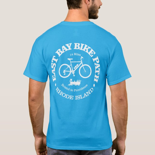 Camiseta Ruta de la Bicicleta de la Bahía Oriental (ciclism (Reverso)