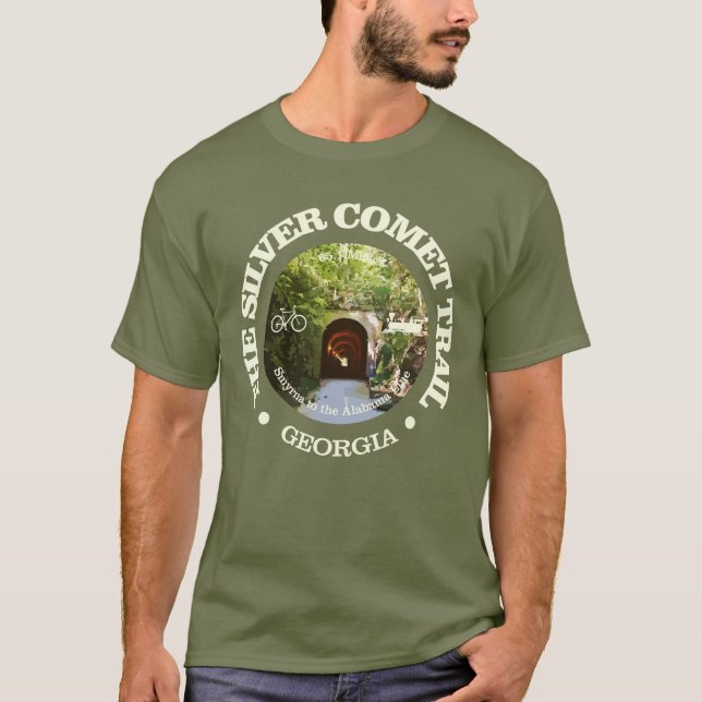 Camiseta Ruta de la cometa plateada (ciclismo c) (Anverso)