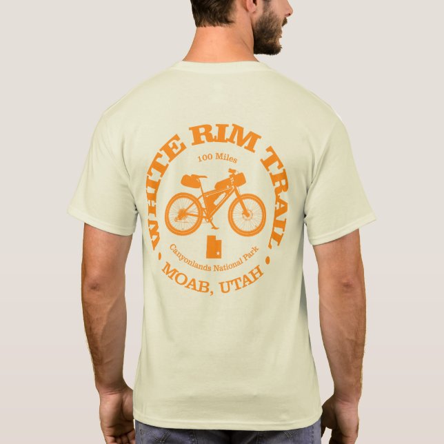 Camiseta Ruta de la cuenca blanca (ciclismo) (Reverso)