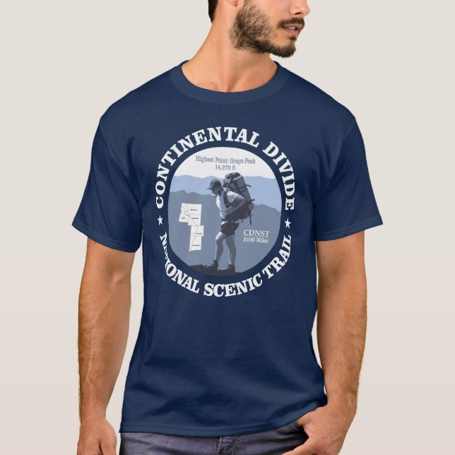Camiseta Ruta de la División Continental (rd) (Anverso)
