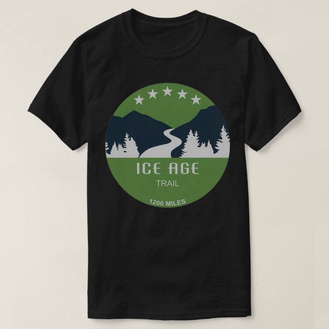 Camiseta Ruta de la Edad del Hielo (Diseño del anverso)
