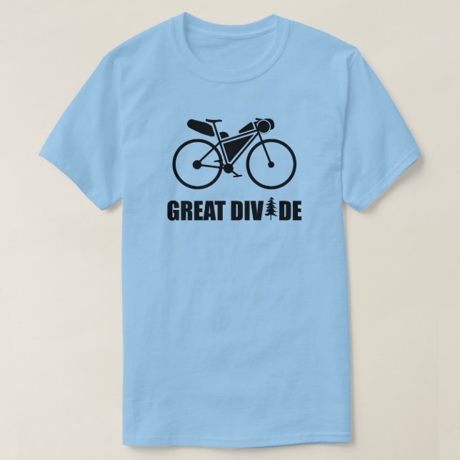 Camiseta Ruta de la Gran División de Bikepacking (Diseño del anverso)
