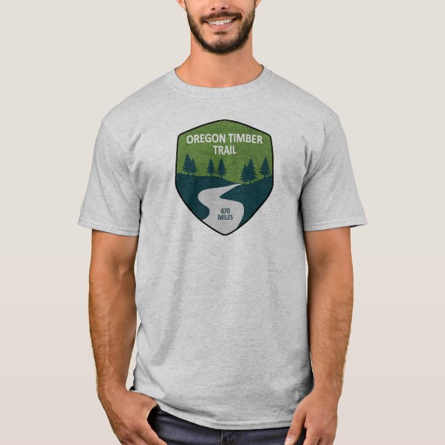Camiseta Ruta de la madera de Oregon (Anverso)