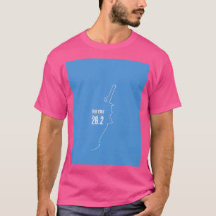 Camiseta Ruta de la Maratón de Nueva York