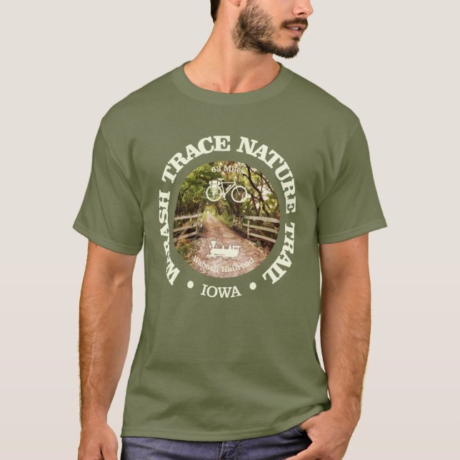 Camiseta Ruta de la naturaleza del seguimiento de Wabash (c (Anverso)
