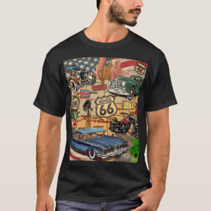 Camiseta Ruta de la Viñeta 66, poster nostálgico.