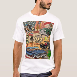Camiseta Ruta de la Viñeta 66, poster nostálgico.