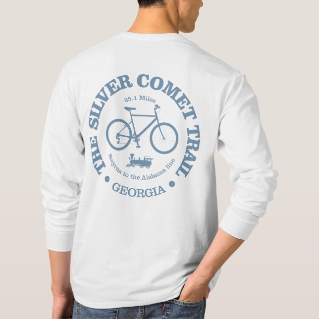 Camiseta Ruta de los Cometas Plateados (ciclismo) (Reverso)