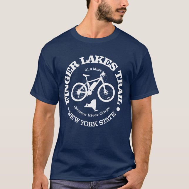 Camiseta Ruta de los lagos de dedo (MTB) (Anverso)