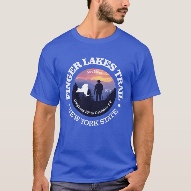 Camiseta Ruta de los lagos de dedo (rd2) (Anverso)