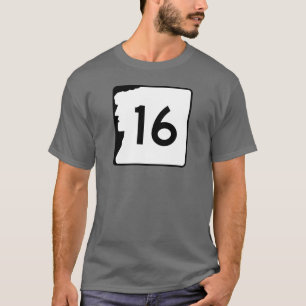 Camiseta Ruta de Nuevo Hampshire 16