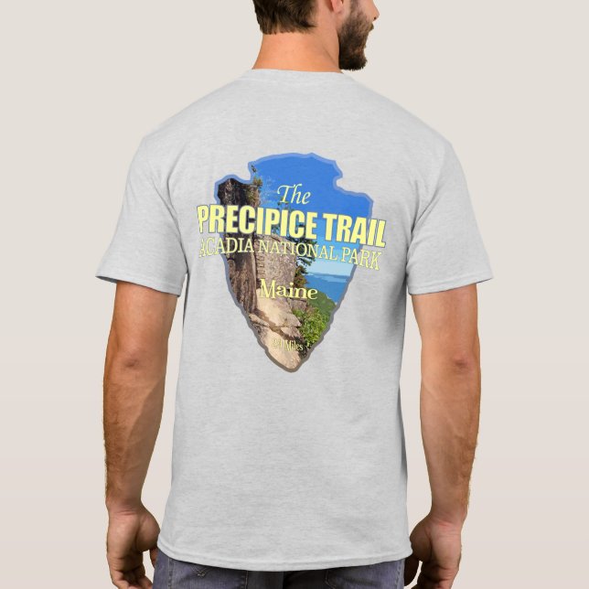 Camiseta Ruta de Precipice (punta de flecha) (Reverso)