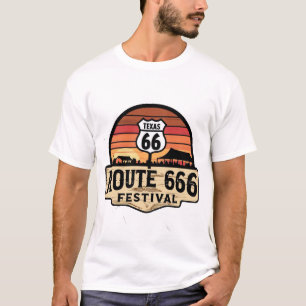 Camiseta Ruta de Texas 666