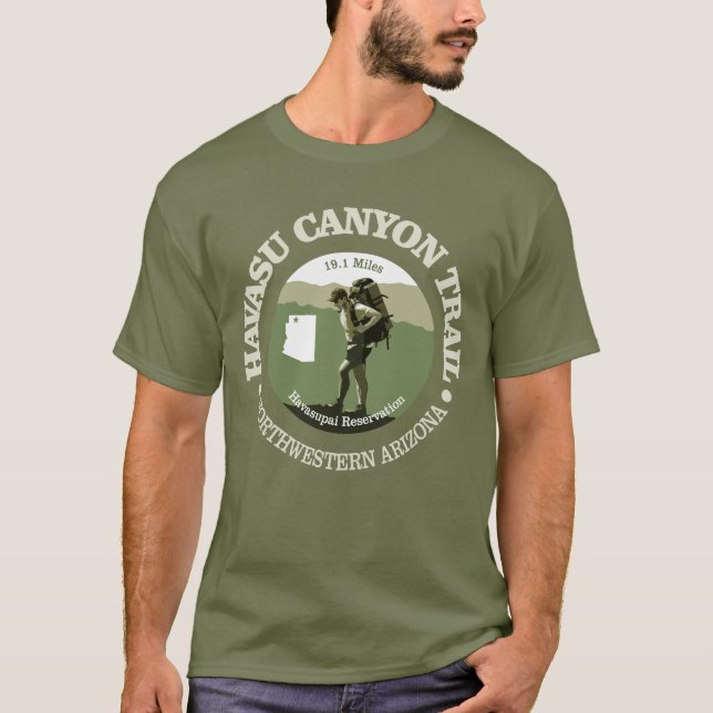 Camiseta Ruta del cañón de Havasu (O) (Anverso)
