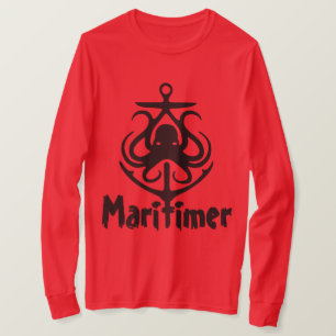 Camiseta Ruta del Faro Náutico de Maritimer Anchor Octopus