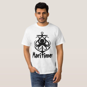 Camiseta Ruta del Faro Náutico de Maritimer Anchor Octopus