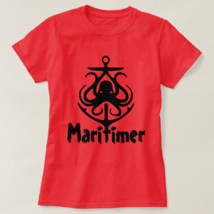 Camiseta Ruta del Faro Náutico de Maritimer Anchor Octopus