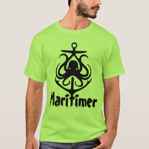 Camiseta Ruta del Faro Náutico de Maritimer Anchor Octopus