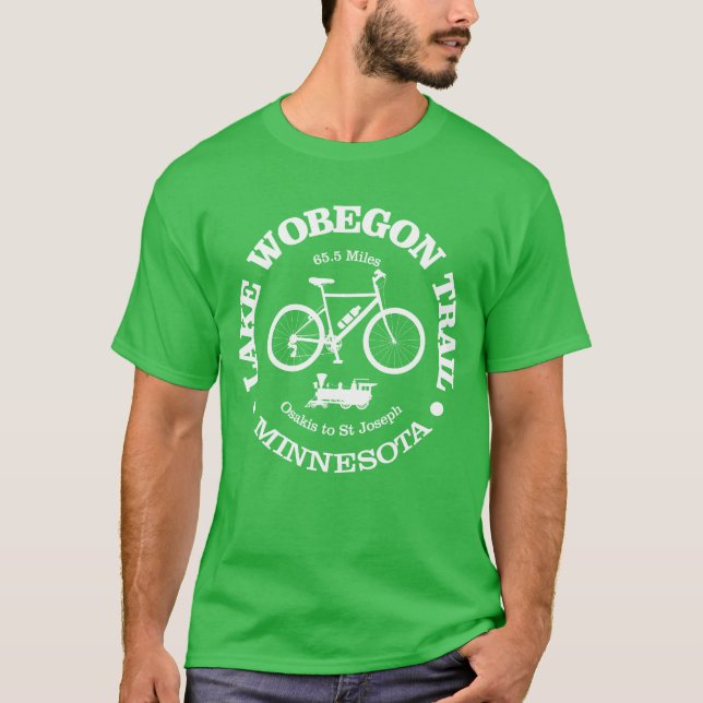 Camiseta Ruta del lago Wobegon (ciclismo) (Anverso)